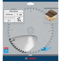 Bosch ‎2608640642 lama circolare 21,6 cm 1 pz, Lama per sega Legno, 21,6 cm, Bosch, 650 g, 1 pz