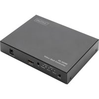 Digitus Processore videowall HDMI 4K, 2x2, Splitter HDMI Nero