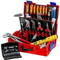 KNIPEX L-BOXX Sanitario, 52 pezzi, Set di strumenti rosso
