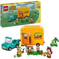 LEGO Animal Crossing 77054 La Roulotte e il Negozio di Giardinaggio di Florindo, Gioco per Bambini 7+ con Macchina Giocattolo, Giochi di costruzione Gioco per Bambini 7+ con Macchina Giocattolo, Set da costruzione, 7 anno/i, Plastica, 263 pz, 405 g