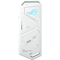 ASUS ROG Strix Arion White Edition Box esterno SSD Bianco M.2, Disk enclosure bianco, Box esterno SSD, M.2, M.2, PCI Express, 10 Gbit/s, Collegamento del dispositivo USB, Bianco