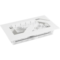 Alphacool Apex Distroplate VPP/D, Raffreddamento ad acqua bianco/trasparente