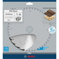 Bosch ‎2608837713 lama circolare 21 cm 1 pz, Lama per sega Punta a carburo di tungsteno (TCT), 21 cm, Bosch, 330 g, 1 pz