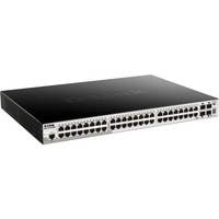D-Link DGS-1510-52XMP Gestito L3 Gigabit Ethernet (10/100/1000) Supporto Power over Ethernet (PoE) Nero, Interruttore Gestito, L3, Gigabit Ethernet (10/100/1000), Full duplex, Supporto Power over Ethernet (PoE), Montaggio rack