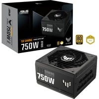 ASUS TUF Gaming 750W Gold alimentatore per computer 20+4 pin ATX ATX Nero, Alimentatore PC Nero, 750 W, 100 - 240 V, 130 W, 744 W, 130 W, 9,6 W