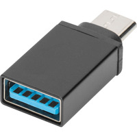 Digitus Adattatore USB Type-C, Type-C - A Nero