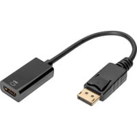 Digitus Adattatore / Convertitore 4K DisplayPort a HDMI Nero
