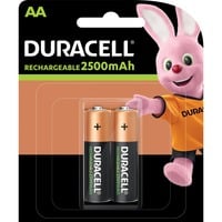 Duracell HR06 LSD Batteria ricaricabile Stilo AA Batteria ricaricabile, Stilo AA, 2 pz, 2400 mAh, Multicolore, 85 mm