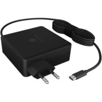 ICY BOX IB-PS101-PD Computer portatile, Smartphone, Tablet Nero AC Interno, Caricabatterie Nero, Interno, AC, 20 V, 1,8 m, Nero