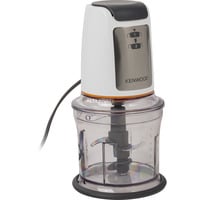 Kenwood Easychop CHP61100WH Tritatutto 4 lame, Trituratore bianco/trasparente, 0,5 L, Grigio, Bianco, Plastica, Acciaio inox, 500 W, 138,5 mm