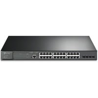 TP-Link Omada SG3428MP switch di rete Gestito L2+ Gigabit Ethernet (10/100/1000) Supporto Power over Ethernet (PoE) 1U Nero, Interruttore Gestito, L2+, Gigabit Ethernet (10/100/1000), Supporto Power over Ethernet (PoE), Montaggio rack, 1U