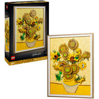 LEGO ART 31215 Vincent Van Gogh – Girasoli, Quadro 3D Costruibile Fai da Te per Adulti, Decorazione Casa, Regalo Donna o Uomo, Giochi di costruzione Quadro 3D Costruibile Fai da Te per Adulti, Decorazione Casa, Regalo Donna o Uomo, Set da costruzione, 18 anno/i, Plastica, 2615 pz, 3,69 kg