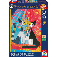 Schmidt Spiele Rosina Wachtmeister: Felice famiglia di gatti, Puzzle 