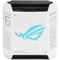 ASUS ROG Rapture GT6 Banda tripla (2.4 GHz/5 GHz/5 GHz) Wi-Fi 6 (802.11ax) Bianco 4 Interno, Router bianco, Bianco, Interno, Router Mesh, Potenza, 538,8 m², Banda tripla (2.4 GHz/5 GHz/5 GHz)