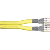 Digitus Cavo di posa professionale Cat.7a S/FTP duplex, Dca giallo