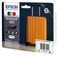 Epson Multipack 4-colours 405 DURABrite Ultra Ink, Inchiostro Resa standard, Nero, Ciano, Magenta, Giallo, Inchiostro a base di pigmento, Inchiostro a base di pigmento, 7,6 ml, 5,4 ml