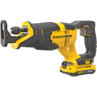 Stanley Sega a gattuccio a batteria, 18 Volt, Scambiarsi sega Nero/Giallo