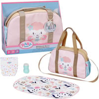 ZAPF Creation BABY born Changing Bag Flower, Accessori della bambola BABY born Changing Bag Flower, Borsa per pannolini per bambola, 3 anno/i