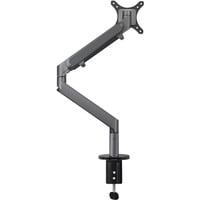 HAGOR 8715 supporto da tavolo per Tv a schermo piatto 81,3 cm (32") Nero Scrivania, Base per monitor grigio scuro, Morsa, 9 kg, 38,1 cm (15"), 81,3 cm (32"), 100 x 100 mm, Nero