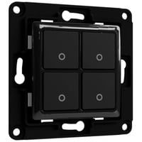 Shelly Wall Switch 4, Pulsante Nero