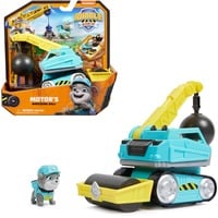 Spin Master Rubble & Crew, Veicolo da lavoro di Motor, Palla demolitrice con personaggio da collezione, giocattoli per bambini dai 3 anni in su,  veicolo da gioco Rubble & Crew , Veicolo da lavoro di Motor, Palla demolitrice con personaggio da collezione, giocattoli per bambini dai 3 anni in su, Camion con palla da demolizione, 3 anno/i, Plastica, Nero, Blu, Giallo
