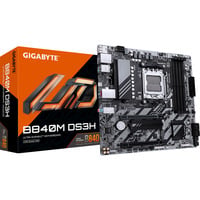GIGABYTE B840M DS3H Scheda madre - CPU AMD Ryzen 9000, VRM a 8+2+2 fasi, fino a 8200 MHz DDR5, 2xPCIe 4.0 M.2, LAN 2.5GbE, USB 3.2 Gen 1 VRM a 8+2+2 fasi, fino a 8200 MHz DDR5, 2xPCIe 4.0 M.2, LAN 2.5GbE, USB 3.2 Gen 1, AMD, Socket AM5, AMD Ryzen 7000 Series, AMD Ryzen 8000 Series, AMD Ryzen 9000 Series, Socket AM5, DDR5-SDRAM, 256 GB