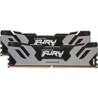 Kingston FURY FURY 32GB 6400MT/s DDR5 CL32 DIMM (Kit da 2) Renegade Silver, Memoria Nero/Argento, 32 GB, 2 x 16 GB, DDR5, 288-pin DIMM