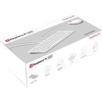 Raspberry Pi Foundation Kit Raspberry Pi 500, Mini-PC bianco/Rosa