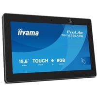 iiyama TW1625LASC-B3PNR espositore per sale riunioni 39,6 cm (15.6") 1920 x 1080 Pixel LED Wi-Fi 6 (802.11ax), Wi-Fi 5 (802.11ac), Wi-Fi 4 (802.11n), 802.11g, 802.11a, 802.11b Nero Bluetooth, Public Display Nero (opaco), 39,6 cm (15.6"), 1920 x 1080 Pixel, LED, 0,1792 x 0,1792 mm, 20 ms, 390 cd/m²