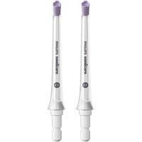 Philips Sonicare HX3062/00 2x beccucci per irrigatore orale, Testina bianco, Ugello elettrico per filo interdentale, Bianco, 138 mm, 65 mm, 22 mm, 18 g