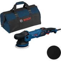 Bosch Lucidatrice GPX9-125S Spugna 130 Millimetri Borsa per Attrezzi, Macchina di lucidatura Kit