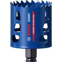 Bosch 2 608 900 429 sega per trapano, Sega a tazza Singolo, Trapano, Plastica, Mattone, Legno, Piastrelle morbide in ceramica, Acciaio inox, Blu, Rosso, 6 cm, 6 cm