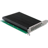 DeLOCK Scheda PCIe 5.0 x16 > 4x M.2 NVMe interni + dissipatore, Scheda di interfaccia 