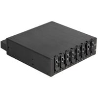 DeLOCK Telaio intercambiabile da 5,25″ per 8 x M.2 NVMe SSD con Slim SAS SFF-8654, Inquadramento 