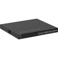 Netgear GSM4328-100AJS Gestito L3 Gigabit Ethernet (10/100/1000) Supporto Power over Ethernet (PoE) 1U Nero, Interruttore Gestito, L3, Gigabit Ethernet (10/100/1000), Supporto Power over Ethernet (PoE), Montaggio rack, 1U