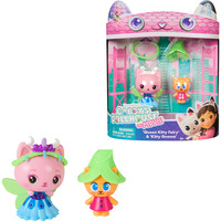 Spin Master Gabby's Dollhouse: Il Film - Set di Figure Regina Kitty Fata & Gattino Gnomo, Gioco figura 