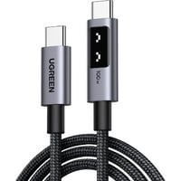 UGREEN 35501 cavo USB 1 m USB C Nero Nero/grigio, 1 m, USB C, USB C, Nero