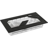 Alphacool Apex Distroplate VPP/D, Raffreddamento ad acqua Nero/trasparente