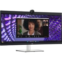 Dell P Series P3424WEB Monitor PC 86,7 cm (34.1") 3440 x 1440 Pixel 4K Ultra HD LCD Nero, Monitor LED Nero/Argento, 86,7 cm (34.1"), 3440 x 1440 Pixel, 4K Ultra HD, LCD, 8 ms, Nero