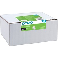 Dymo LW etichette originali multiuso | 32x57 mm | 6 rotoli da 1.000 etichette facili da staccare (6.000 pezzi) | autoadesive | per etichettatrici LabelWriter bianco, Bianco, Etichetta per stampante autoadesiva, Carta, Permanente, LabelWriter, 3,2 cm