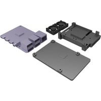 Joy-IT Custodia in alluminio + ventola Raspberry Pi 4, Housing 