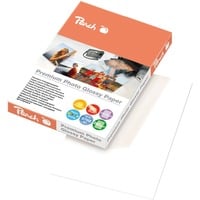 Peach 312308 (PIP200-03) A6 Bianco Lucida, Carta fotografica Lucida, 260 g/m², A6, 10x15 cm, 4x6", Bianco