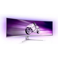 Philips Evnia 8000 49M2C8900/00 Monitor PC 124,2 cm (48.9") 5120 x 1440 Pixel Dual QHD QD-OLED Bianco, Monitor di gioco bianco, 124,2 cm (48.9"), 5120 x 1440 Pixel, Dual QHD, QD-OLED, 0,03 ms, Bianco