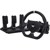 Thermaltake Volante da corsa G6 Direct Drive con set di pedali, Set simulatore Nero