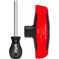 Wiha Cacciavite dinamometrico con impugnatura trasversale TorqueVario-S T Nero/Rosso