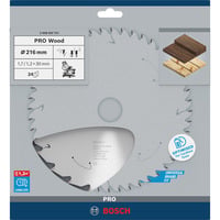 Bosch ‎2608837721 lama circolare 21,6 cm 1 pz, Lama per sega Punta a carburo di tungsteno (TCT), 21,6 cm, Bosch, 320 g, 1 pz