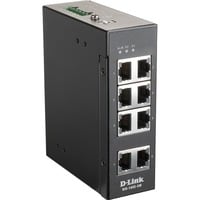 D-Link DIS-100E-8W switch di rete Non gestito L2 Fast Ethernet (10/100) Nero, Interruttore Non gestito, L2, Fast Ethernet (10/100), Full duplex, Montaggio rack, Montabile a parete