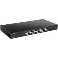 D-Link DXS-1210-28T switch di rete Gestito L2/L3 10G Ethernet (100/1000/10000) 1U Nero, Interruttore Gestito, L2/L3, 10G Ethernet (100/1000/10000), Montaggio rack, 1U