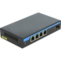 DeLOCK 87765 switch di rete Gigabit Ethernet (10/100/1000) Supporto Power over Ethernet (PoE) Nero, Interruttore Gigabit Ethernet (10/100/1000), Supporto Power over Ethernet (PoE)
