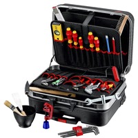 KNIPEX Valigetta per attrezzi "BIG Basic Move" Sanitari, 31 pezzi, Set di strumenti Nero